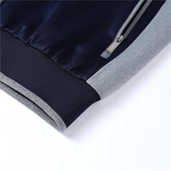 Men's Casual Athletic Tracksuit Long Sleeve Sweatsuit Set FullZip Running Jacket - Picture 7 of 8